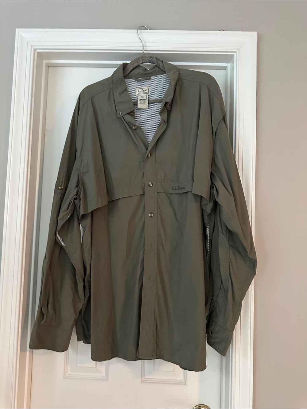 LL Bean button up hiking/hunting shirt